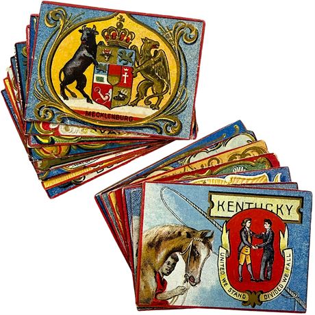Vtg Helmar Turkish Cigarette Cards
