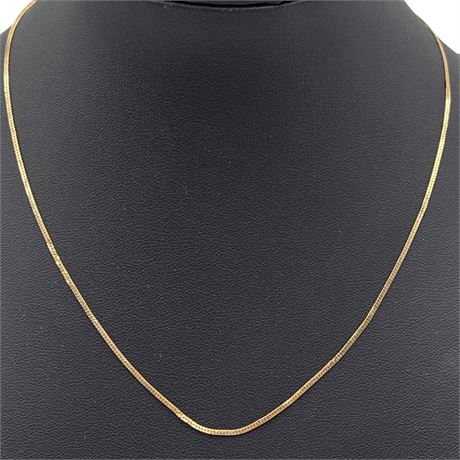 14K Yellow Gold Chain Necklace