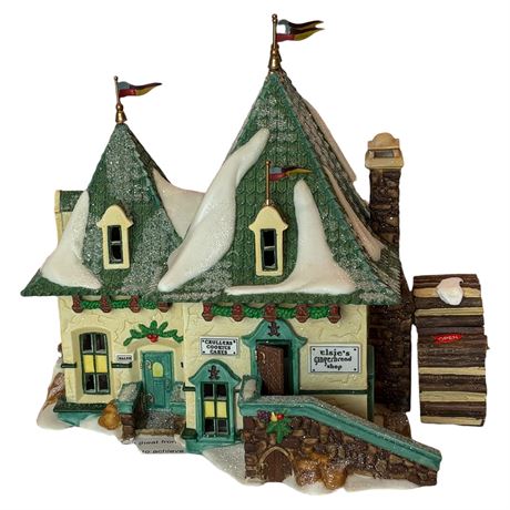 1998 Heritage Village Collections North Pole Series w/ Original Shipping Box