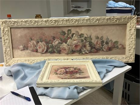 Two Signed Christie Repasy Framed Canvas Prints