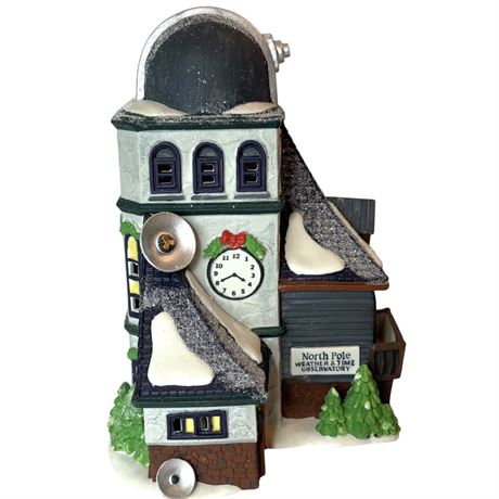 1995 Heritage Village Collections North Pole Series w/ Original Shipping Box
