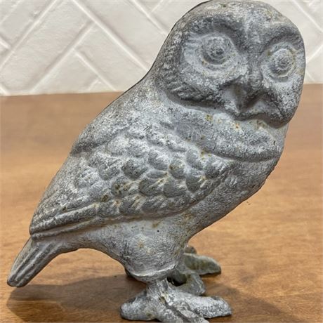 Casted Iron Owl Figure