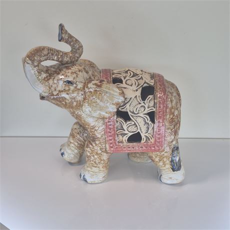 Beautiful Multicolored Ceramic Elephant