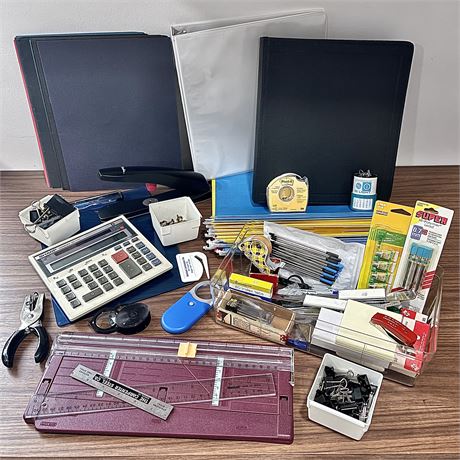 Office Supplies with Pen/Pencip Refills, Folders, Hang Files, and More