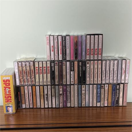 Large Lot of Cassette Tapes
