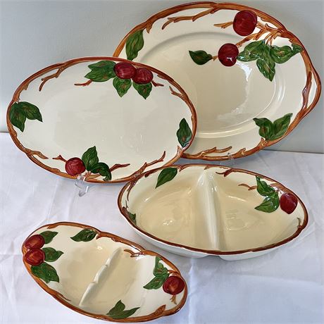 Vtg Franciscan "Apple" Serveware