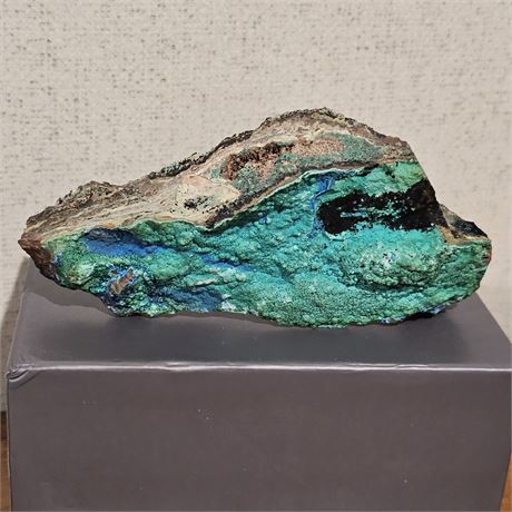 Raw Natural Crystal-Malachite, Azurite Chrysocolla