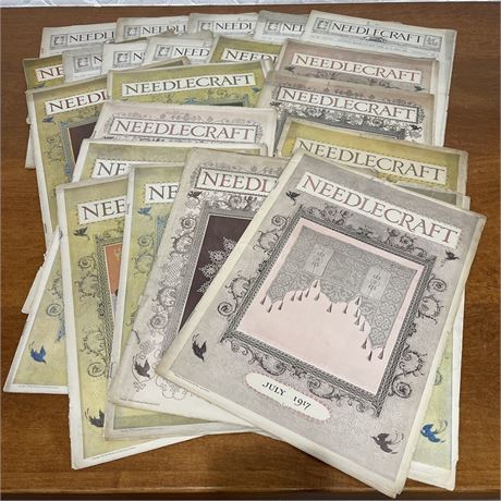 Random 1915 through 1918 Needlecraft Magazines