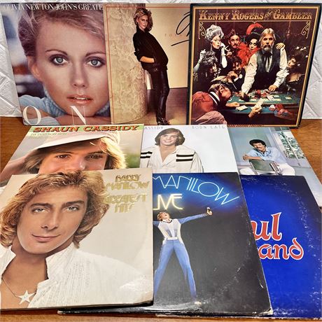 (9) Pop Genre Vinyl Records