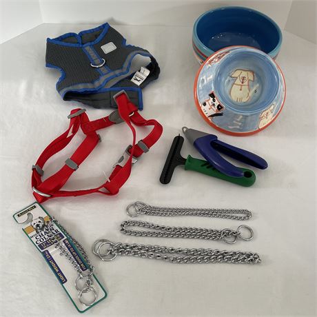 Grouping of Dog Accessories