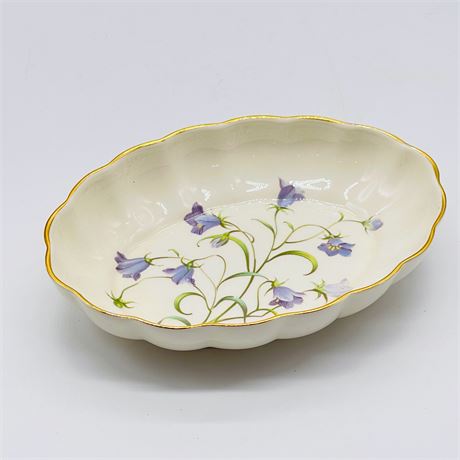 Spode England Campanula Pattern Porcelain Trinket Dish