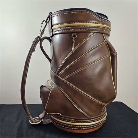 Golf Ball Leather Bag-Garbage Can