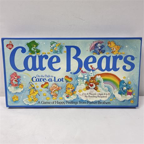 Original 1983 Care Bears On the Path to Care-a-Lot Board Game