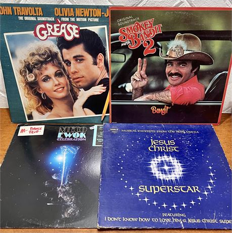 (4) Motion Picture Vinyl Records
