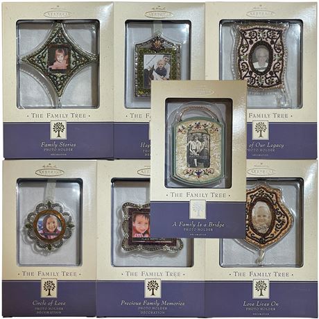 Hallmark Keepsake The Family Tree Photo Frame Ornaments