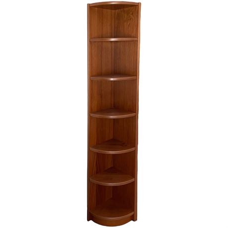 6-Tier Adjustable Shelving Corner Bookshelf