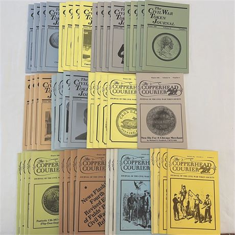 1981-1992 Journal of the Civil War Token Society Volumes 15-26