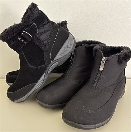 Size 7 Women's Faux Fur Ankle Boots