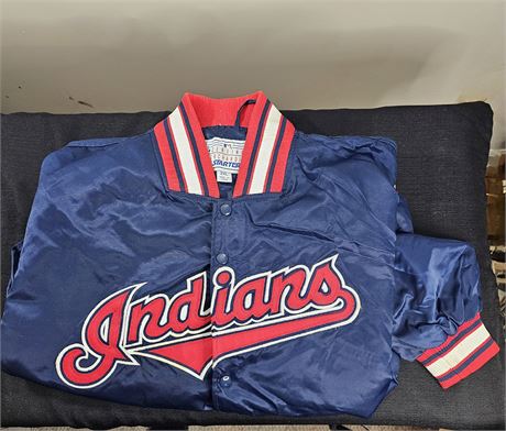 Starter Brand- Cleveland Indians Varsity Jacket~Size 2XL