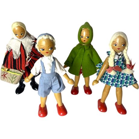 Wood Dolls made in Poland