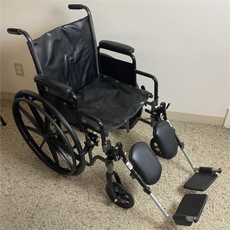 Rhythm Healthcare Wheelchair w/ Elevating and Removable Leg Rests