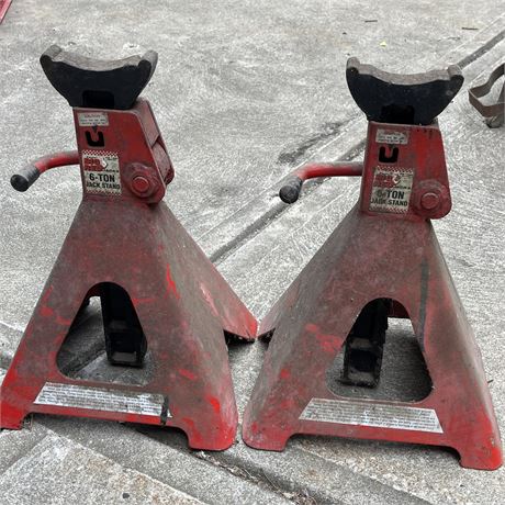 (2) 6-Ton Jack Stands