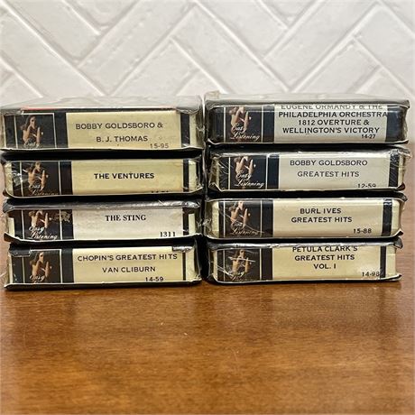 Sealed 8-Tracks - The Sting, Bobby Goldsboro, The Ventures & More