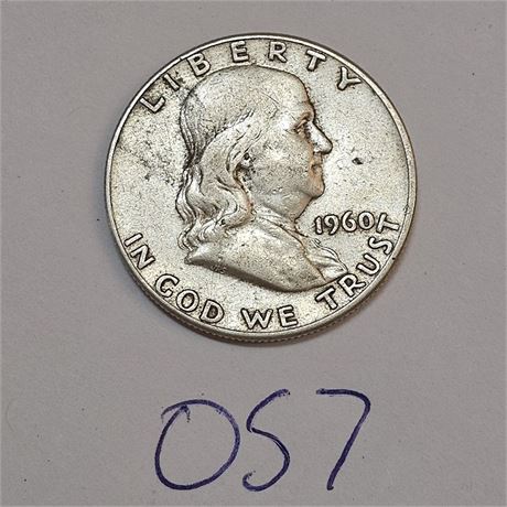 1960 Franklin Half Dollar. Silver