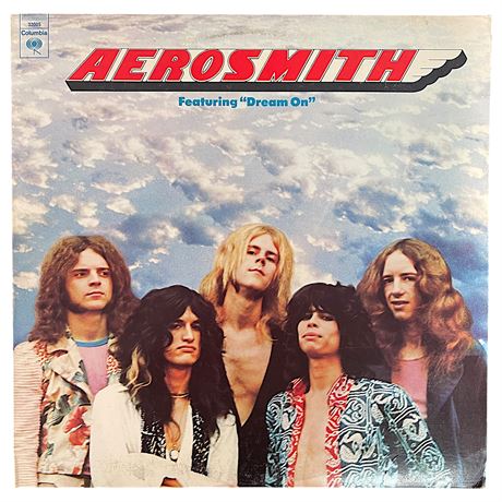 1973 Aerosmith Self-Titled Debut Album Vinyl Record