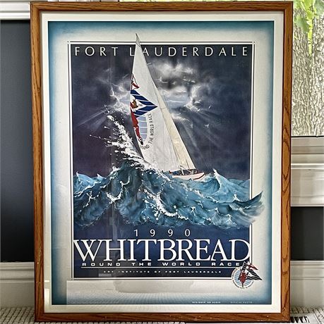 Fort Lauderdale 1990 Whitbread Round the World Race Framed Art