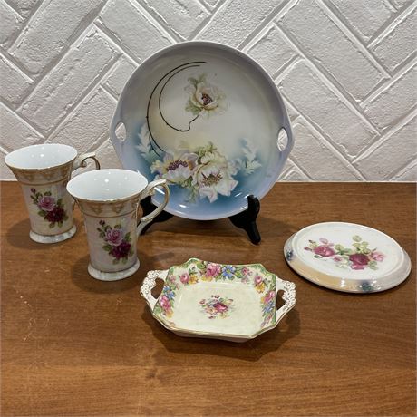 Vtg Porcelain Collectable Dishes