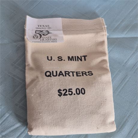 UNC $25 Bag Mint Quarters 5/14/04
