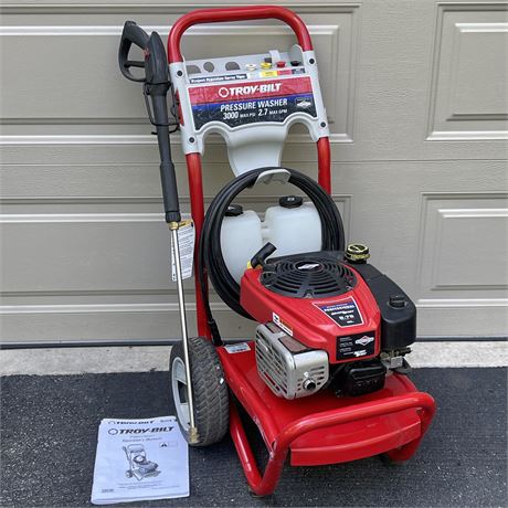 Troy-Bilt 3000 PSI Gas-Powered Pressure Washer w/ Briggs & Stratton 190cc Engine