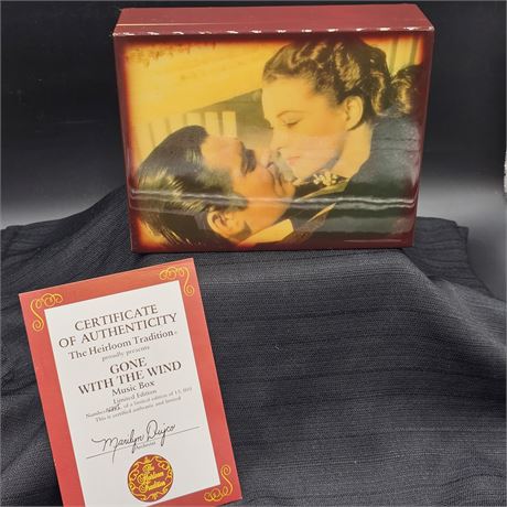 Gone with the Wind-"The Proposal" Music Box~Numbered w/ COA
