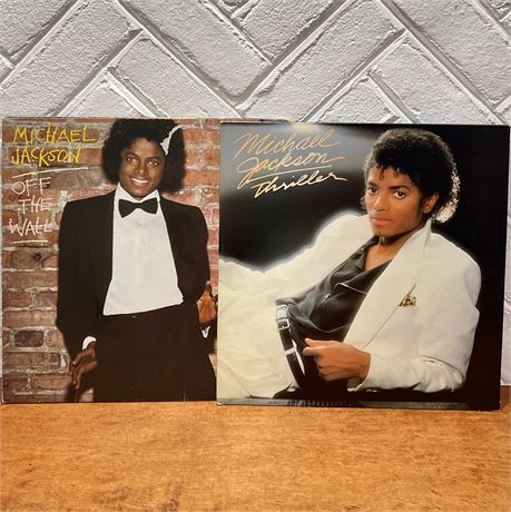 Micheal Jackson "Thriller" & "Off The Wall" Vinyl Records