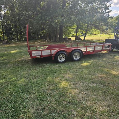 Top Line Utility Trailer 16 foot 2016