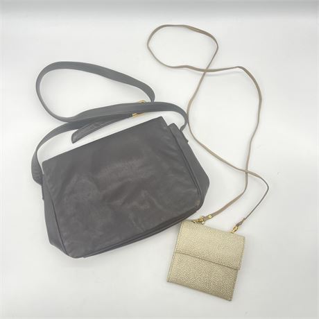 Valerie Stevens Purse with Tan Crossover Bag