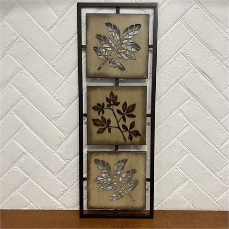 Metal Leaf Wall Art