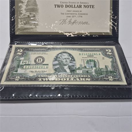 2003A Ohio $2 Federal Reserve Note