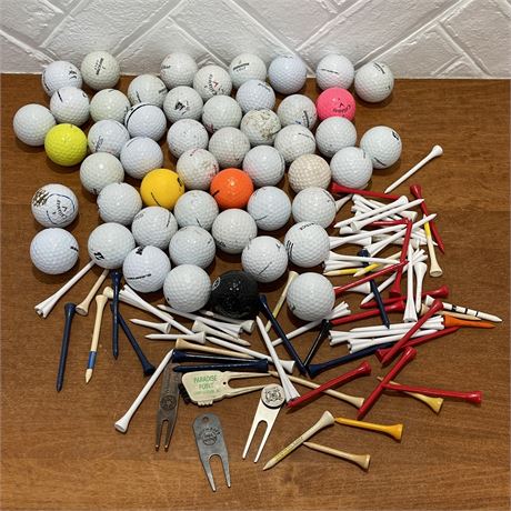 Boat Load of Golf Ball, Tees, and Divot Tools