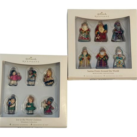 Hallmark Keepsake Miniature Collection Ornaments in Original Boxes
