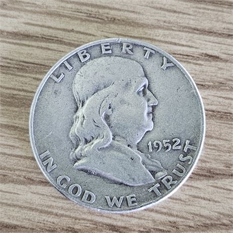 1952 Franklin Half Dollar, Silver