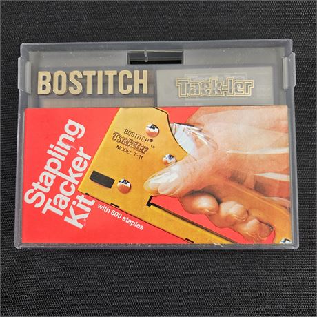 Vintage Bostitch "Tackler" Stapler/Tacker in Original Packaging