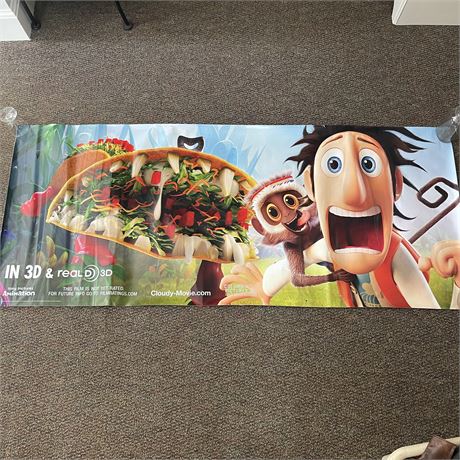 Extra Large Cloudy with a Chance of Meatballs Promotional Movie Poster