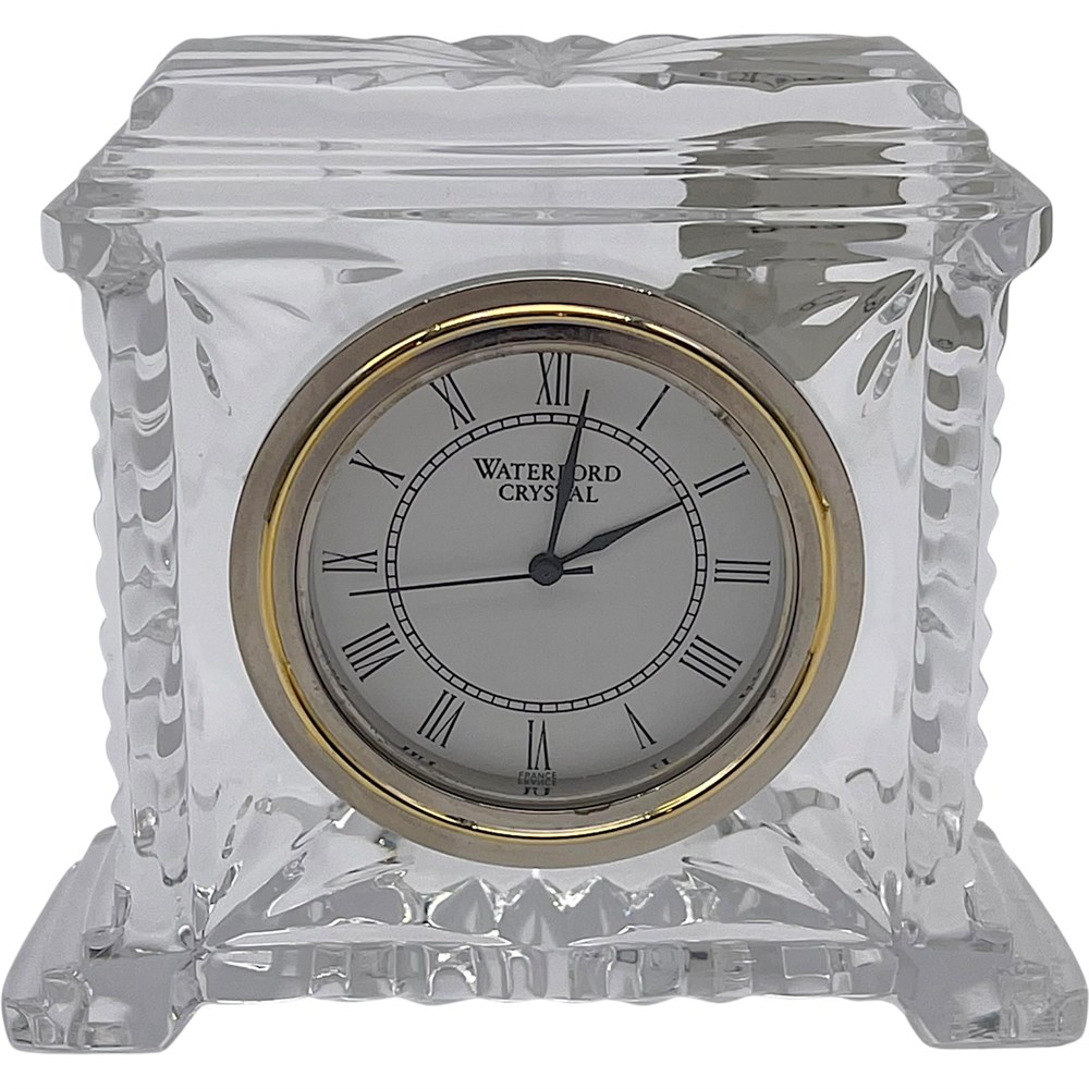 Blazing Auctions - Waterford Crystal Coliseum Small Mantel Clock