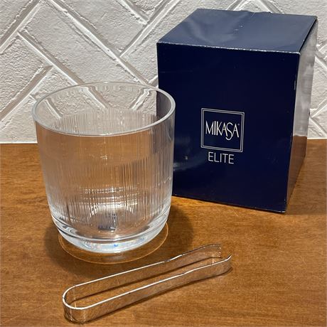 New Mikasa Elite Ice Bucket w/ Original Box