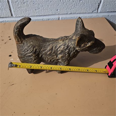 Scottie Dog doorstop cast iron.