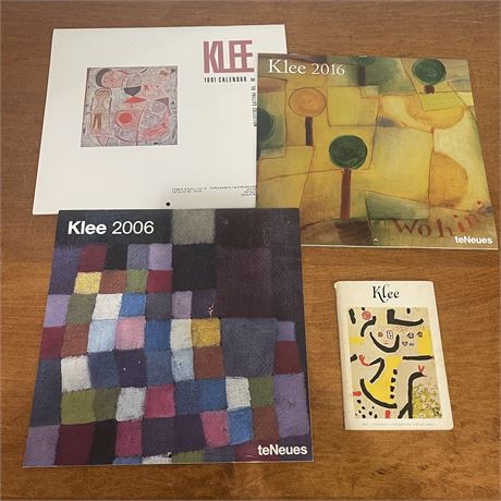 Paul Klee Painting Collection Calendars - 1991, 2006, 2016 & A27 Pocket Library