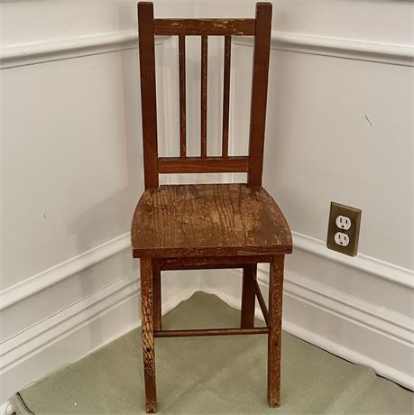 Children’s Vintage Wooden Chair