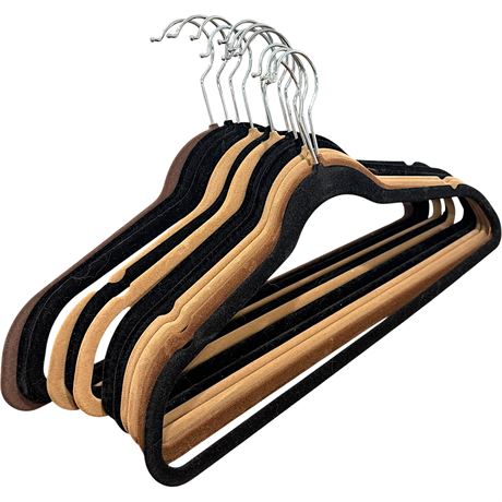 (12) Velvet Non-Slip Hangers
